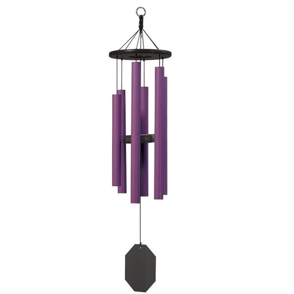 Amish Amethyst Morning Glory Wind Chime
