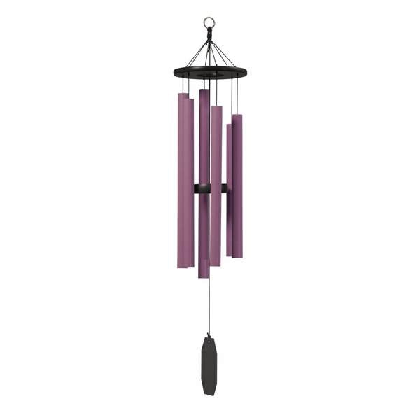 purple wind chime