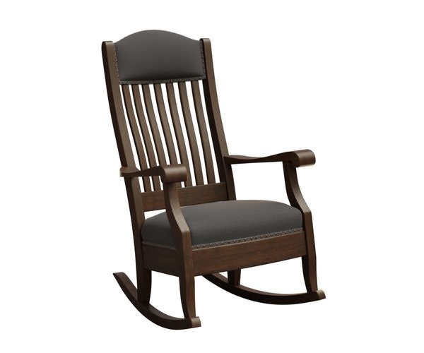 Napadogan Custom Amish Upholstered Rocker