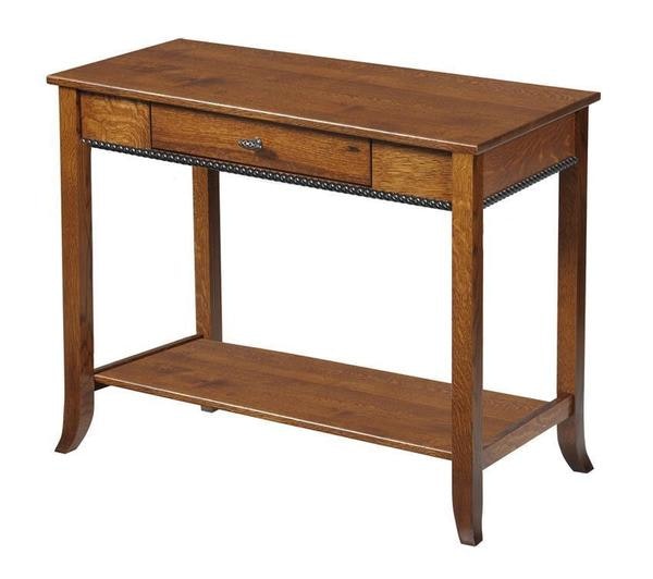 Amish Cranberry Sofa Table