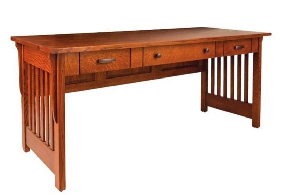 Amish Churchill Mission Open Writing Desk
