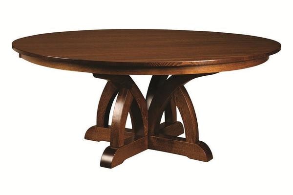 Amish Rocky Mt Pedestal Dining Table