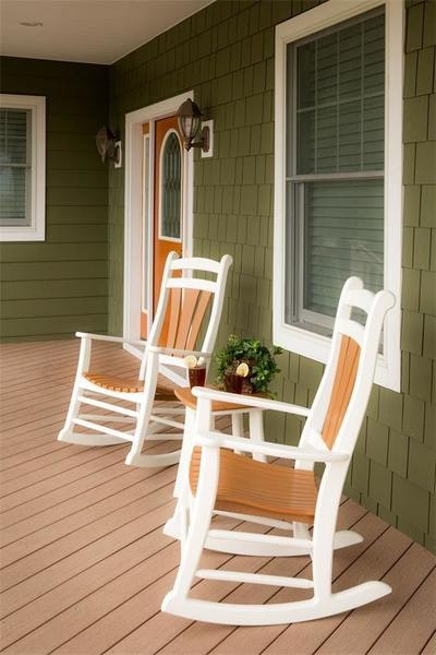 Seagrass High Tide Poly Porch Rocker Set