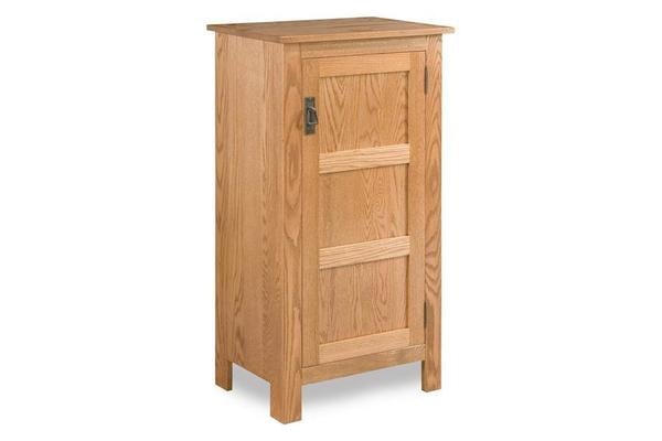 Amish 24" Small Mission Pie Safe Cabinet - Single Door
