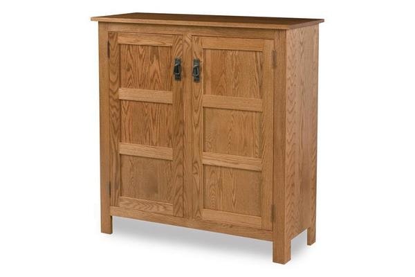 Amish 43" Mission Pie Safe Cabinet - Double Doors