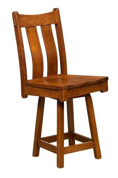 Amish Zoar Mission Swivel Counter & Bar Stool
