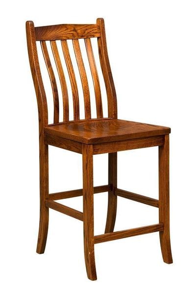 Amish Muskego Mission Counter and Bar Stool