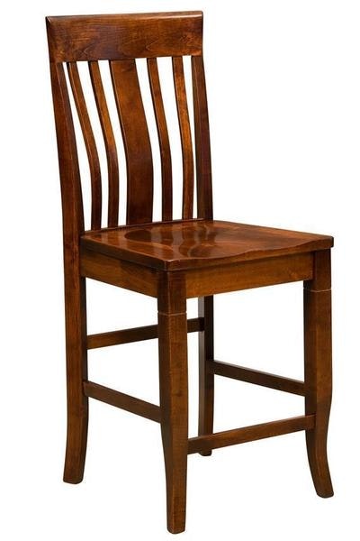Amish Williston Stationary Counter and Bar Stool