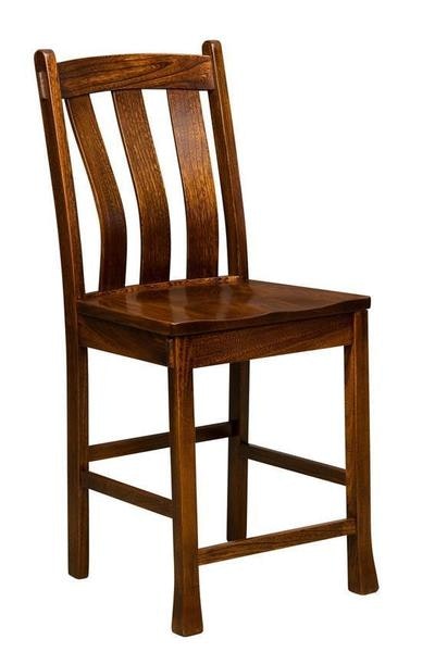 Amish Manitowoc Mission Counter and Bar Stool
