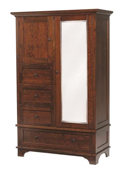 Amish Transitional Solid Wood Chiffonier