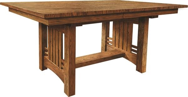 Amish Mission Bungalow Dining Table