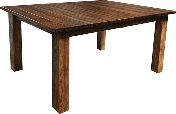 Amish Western Mission Leg Dining Table