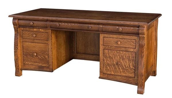 Amish Castlebury Flattop Desk