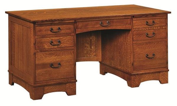 Amish Noble Mission Flattop Desk