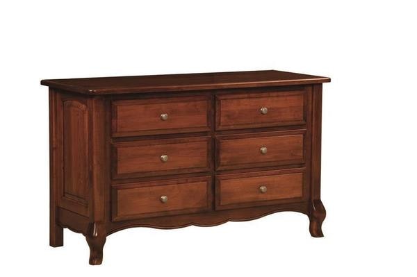 Amish West Estates Six-Drawer Children's Dresser