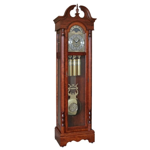 The Trails Curley Grandfather Clock with Triple Chime