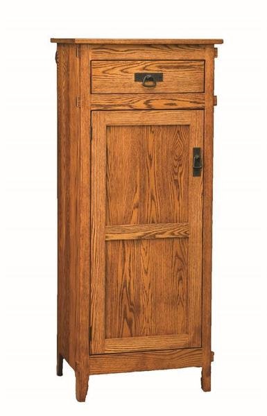 Amish Deluxe Mission Jelly Cupboard Cabinet