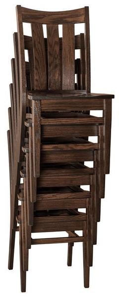Amish Crafted Solid Wood Stacking Chair