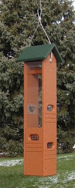 Amish Made Poly Ultimate Split Peanut Bird Feeder