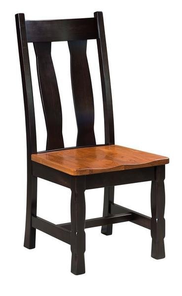 Amish Pella Island Solid Wood Dining Chair