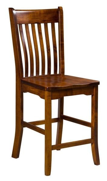 Amish Chute Contemporary Counter and Bar Stool