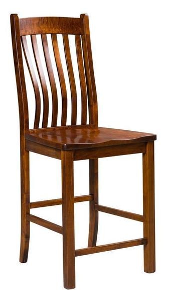 Amish Dunbar Stationary Counter and Bar Stool