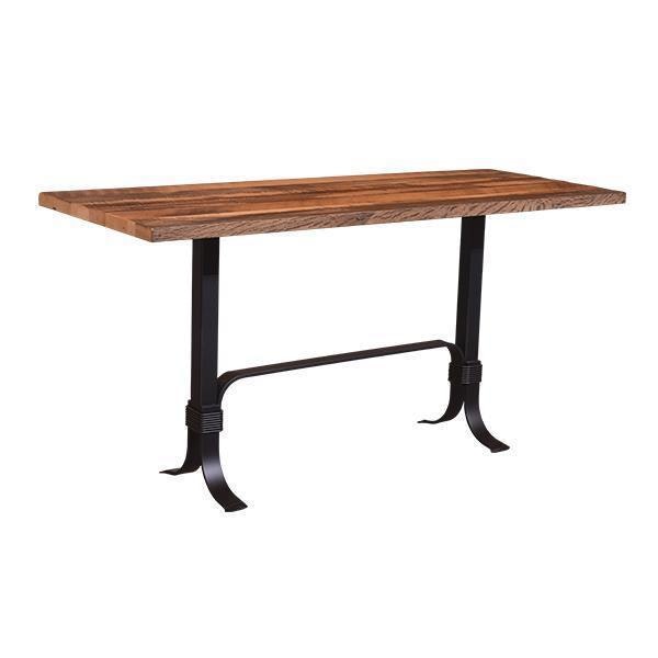 Amish Reclaimed Wood Grant Bar Table