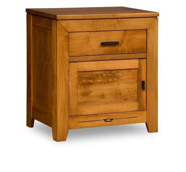 Amish Felipe 30" 1-Drawer 1-Door Nightstand