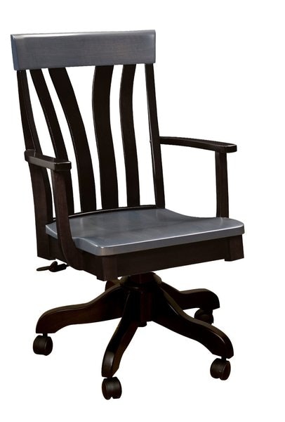 Amish Lennox Gas Lift Desk Chair