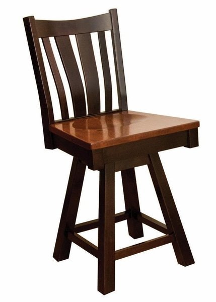 Amish Charmes Swivel Counter and Bar Stool