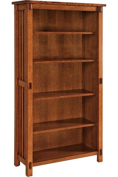 Amish Verbena Mission Solid Wood Bookcase