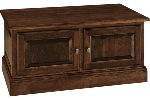 The Formal Style Talbatton Coffee Table Handcrafted From Brown Maple Wood with Earthtone Finish