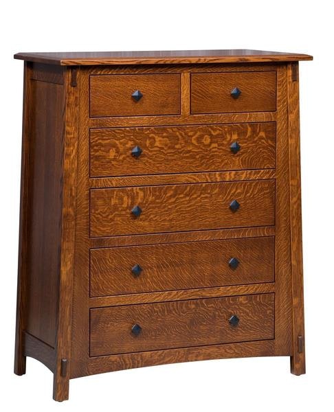 Amish San Marino Six Drawer Chest