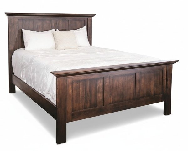 Amish Alto Grove Panel Bed with Regular Footboard