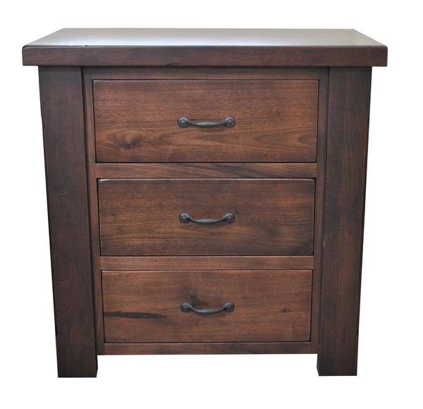 Amish Alto Grove Three Drawer Night Stand