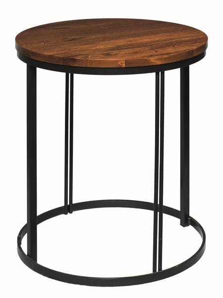 Amish Warrenton Round End Table