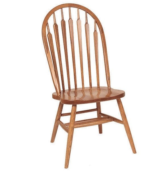Hardwood Windsor Dining Chair - Amish Handcrafted in the USA