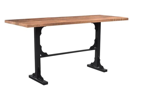Amish  Reclaimed Barnwood Bridgeport Pub Table