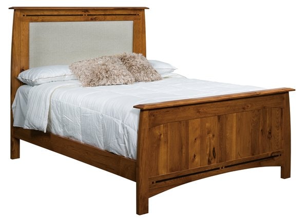 Amish Colorado Springs Mission Upholstered Bed