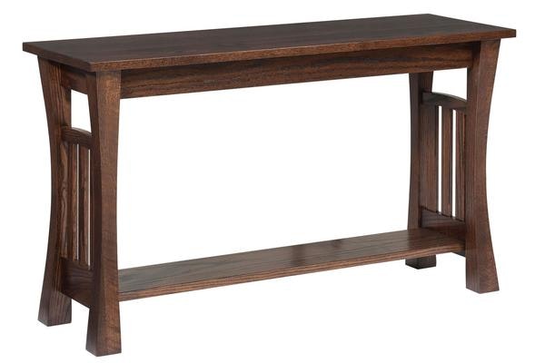 Amish Calvert Sofa Table 46 inch Shaker Style.