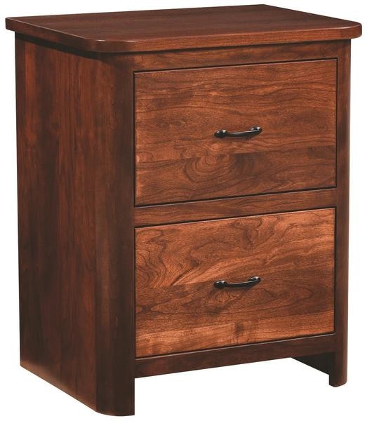 Amish Bently 2-Drawer Nightstand
