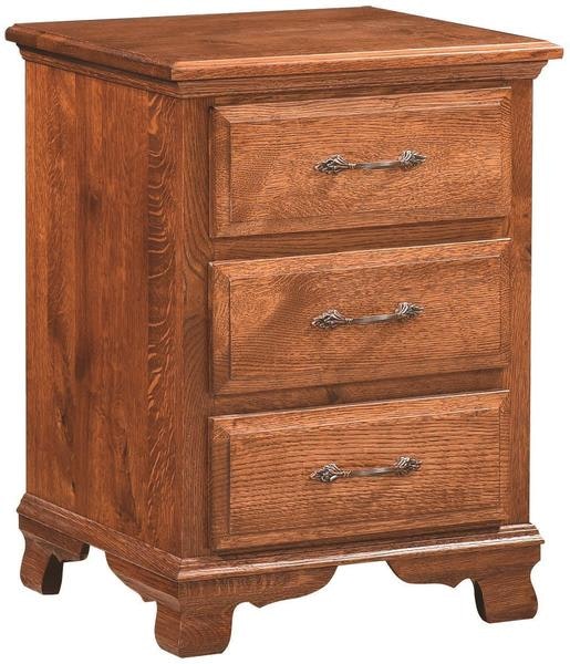 Amish Grand Haven 3-Drawer Nightstand