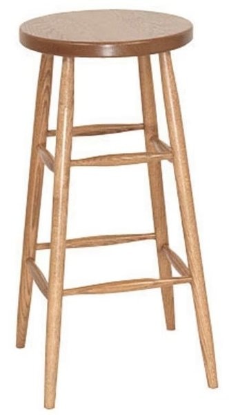 Amish Colt Straight Leg Bar Stool