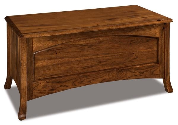 Amish 44 Wide Carlisle Blanket Chest with Cedar Bottom