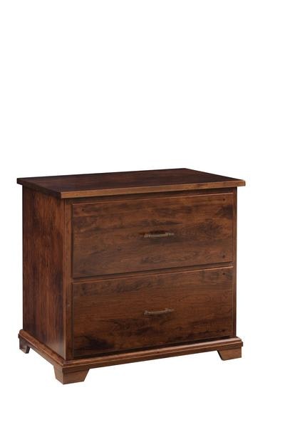Amish Home Office Bentley Lateral File Cabinet