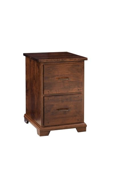 Amish Home Office Bentley File Cabinet - Choose Drawers