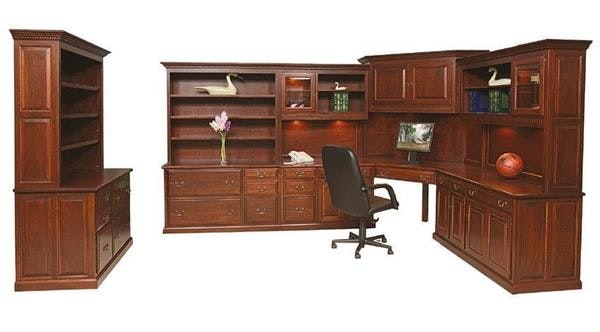 Amish Executive Office Furniture Set - Made in America