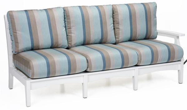 Berlin Gardens Classic Terrace Poly Outdoor Left Arm Sofa