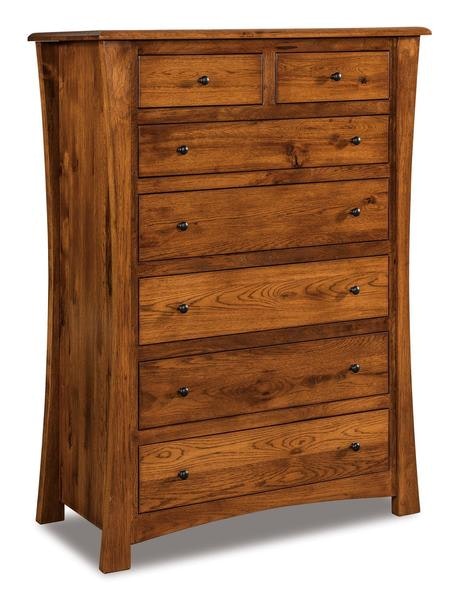 Amish 57 1/4 Tall Isaiah Seven Drawer Chest of Drawers