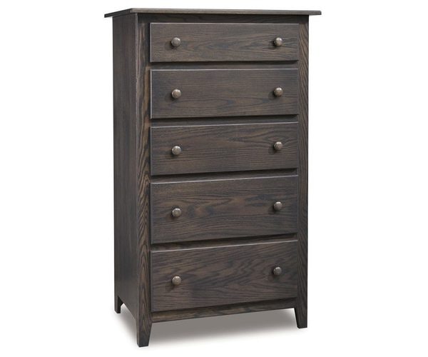 Shaker 5-Drawer Chest of Drawers from DutchCrafters Amish Furniture